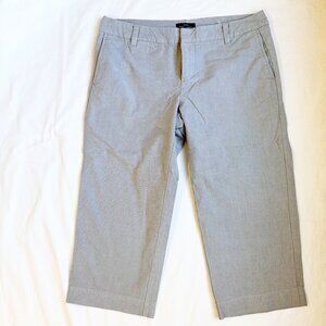 Gap Womens Gray Curvy Fit Stretch Capri Pants Size 8
